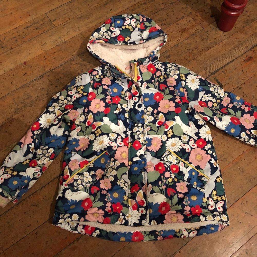 Mini Boden Sherpa Lined Anorak Jacket